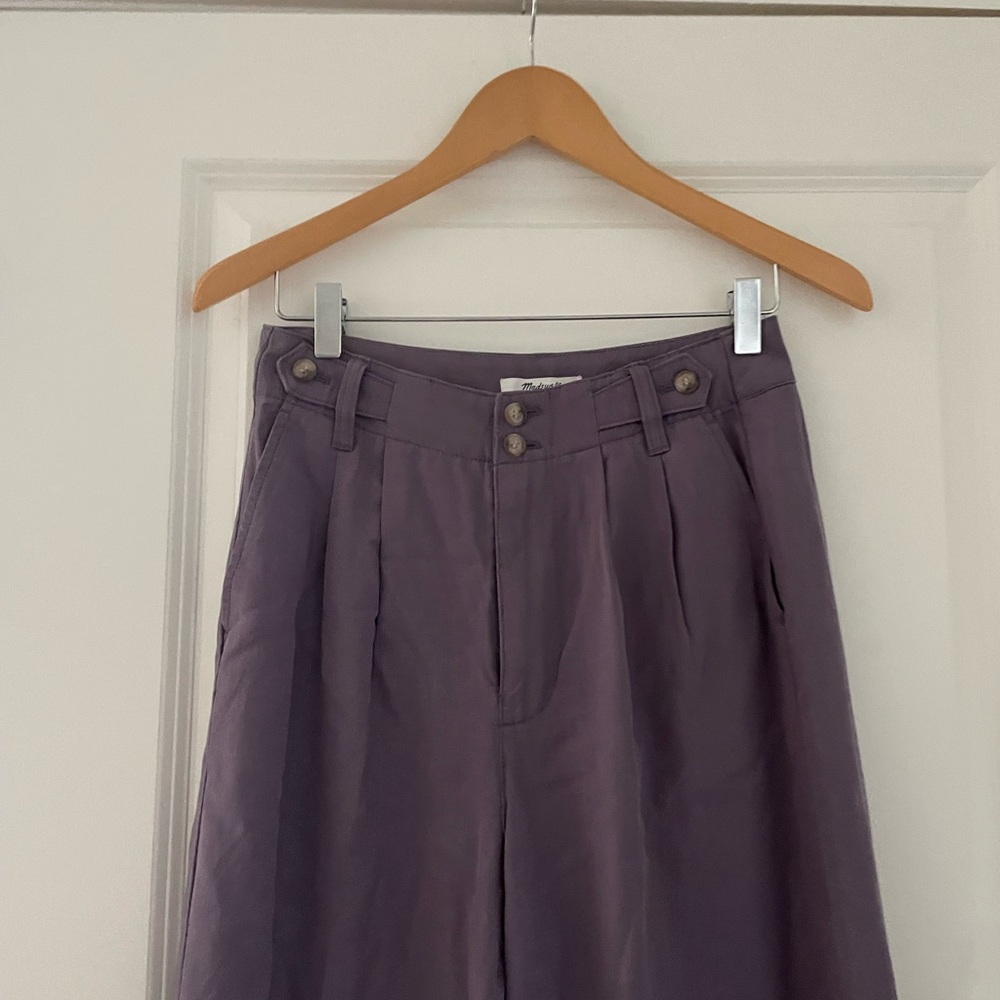 Madewell Black and Gray Wide-Leg Pants - Picture 7 of 12